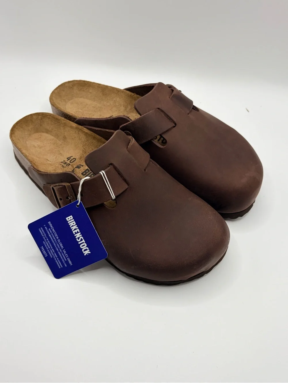 Birkenstock Boston Habana Slip-On Buckle Clog 40